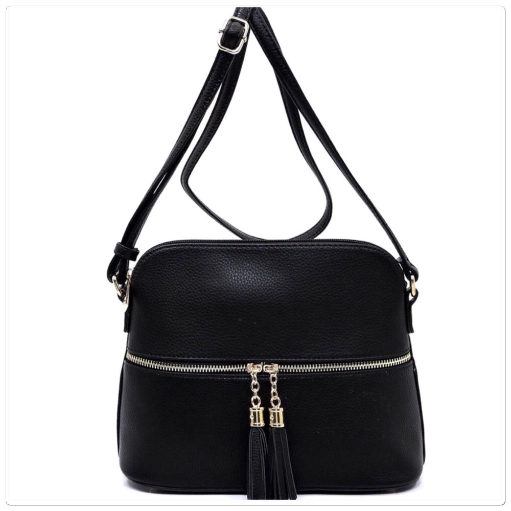 Dome Tassel Crossbody Handbag